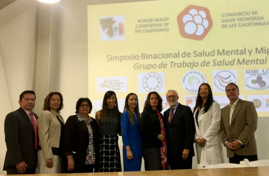 Realizan Simposio Binacional de Salud Mental y Migración organizado por el Consorcio de Salud Fronteriza de las Californias en colaboración con la Red Temática Binacional en Salud Fronteriza México-Estados Unidos