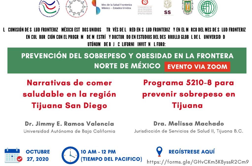 Foro “Prevención del sobrepeso y obesidad en la frontera norte de México”
